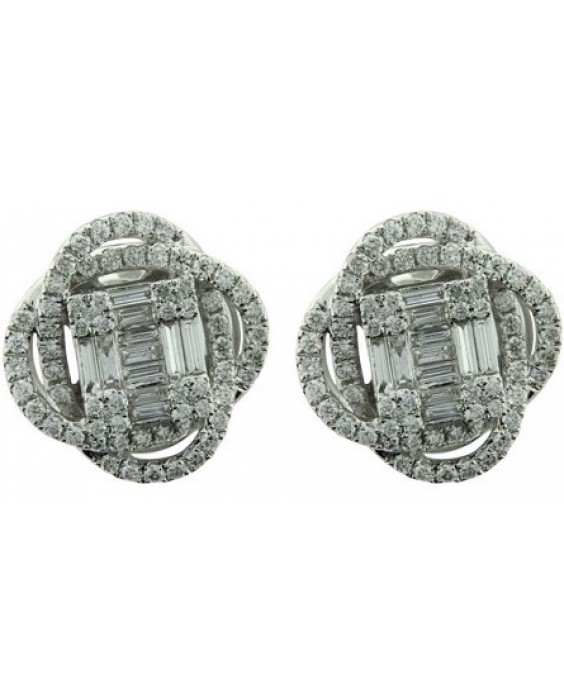 18K Earring with Diamond