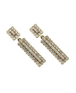 18K Earring with Diamond