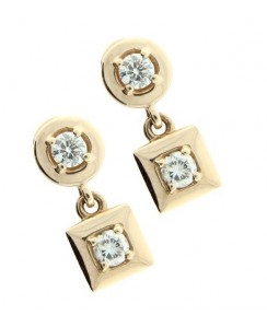 Dangling Earring with Diamond 18K